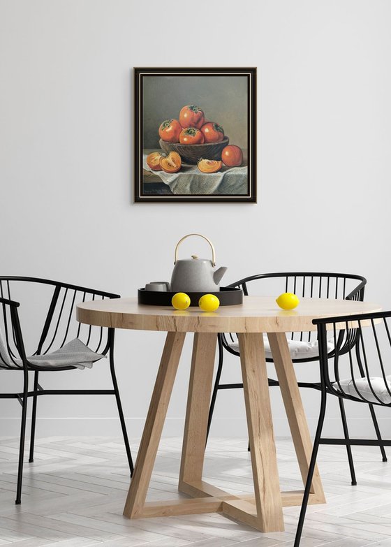 A Bowl of Persimmons