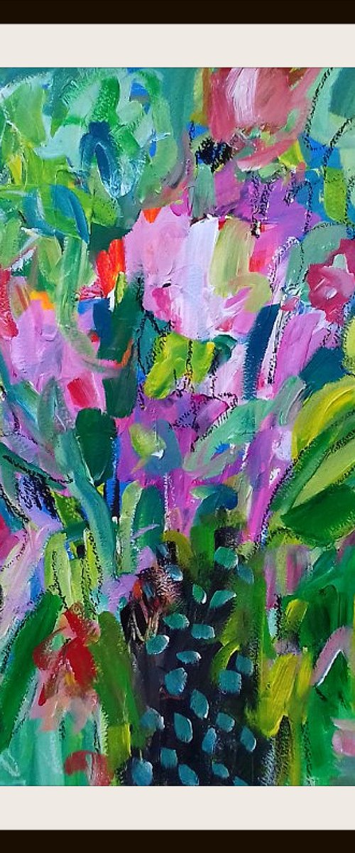 Abstract Floral II by Jan Rippingham
