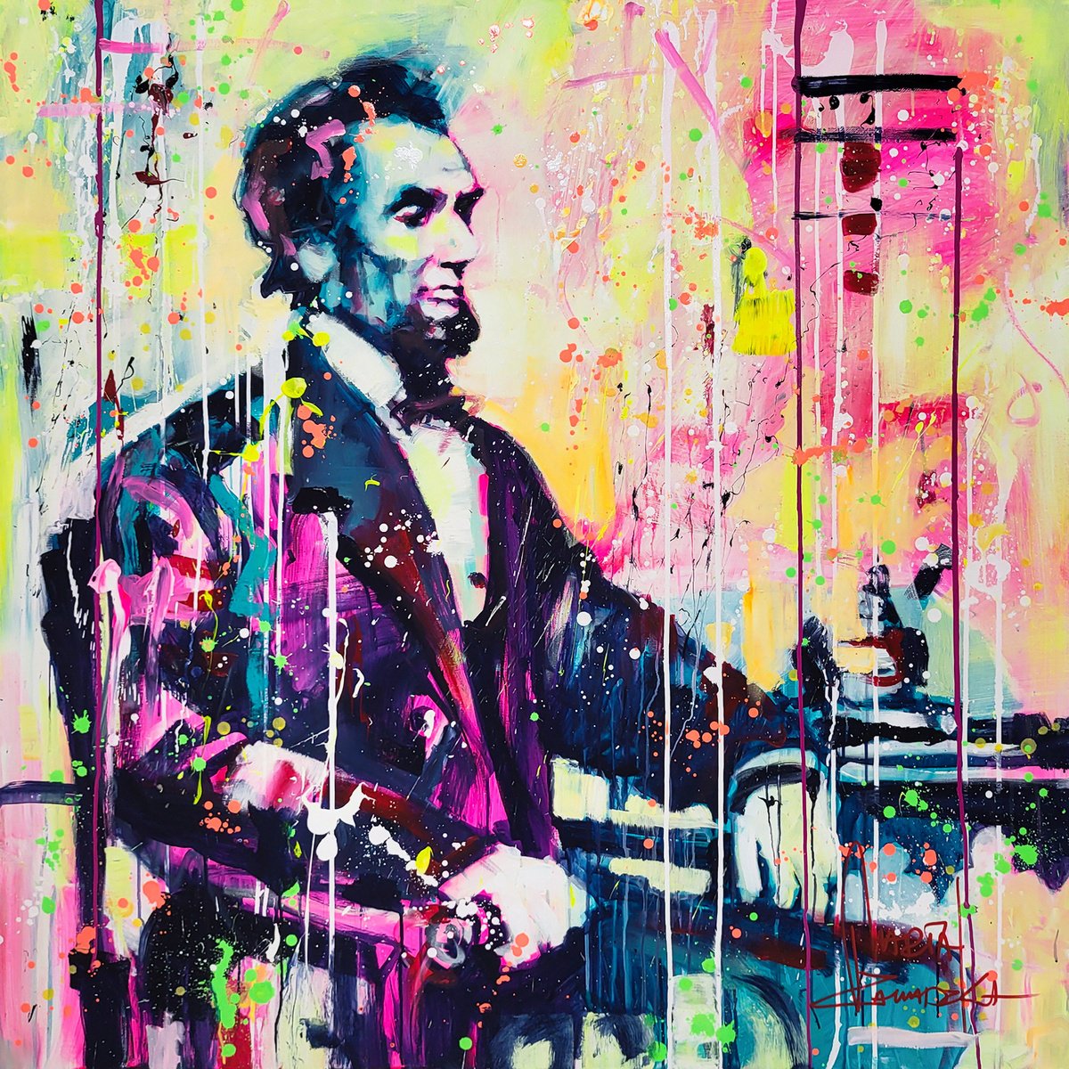 Abraham Lincoln by Marta Zawadzka