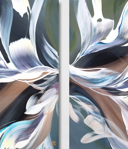 Forces Unseen Diptych by Novi Lim