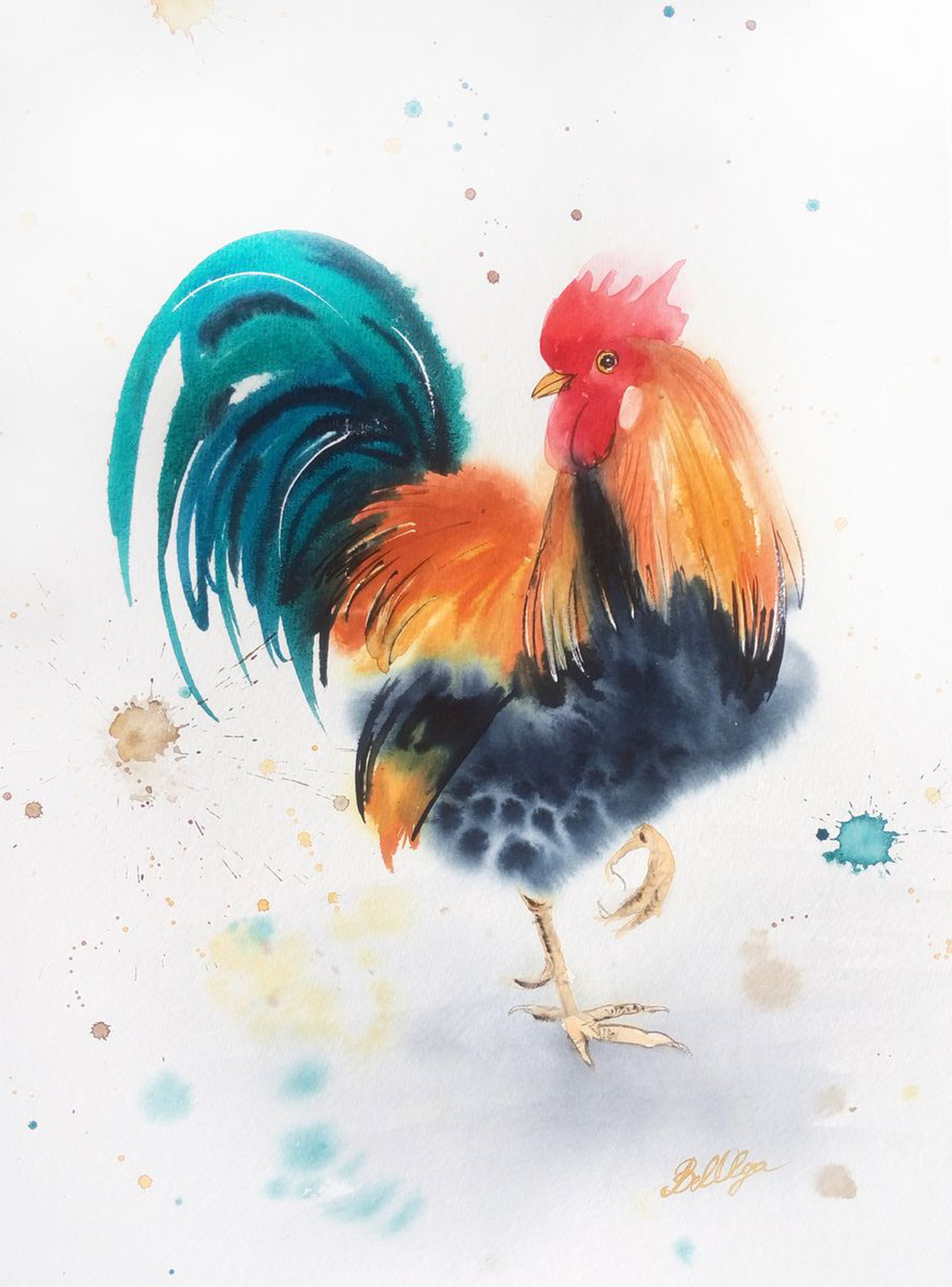 The Boss Rooster Country Decor Farm Art Artfinder