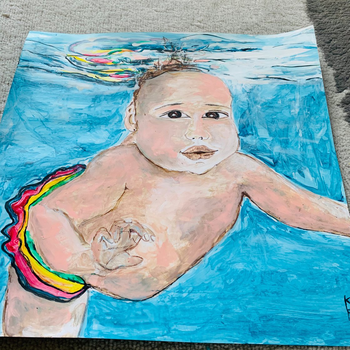 Baby painting Ideas