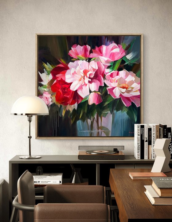 Blush and carmine rhapsody