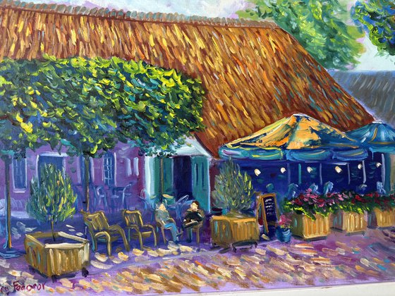 Dutch Village Cafe Terrace in Dalen