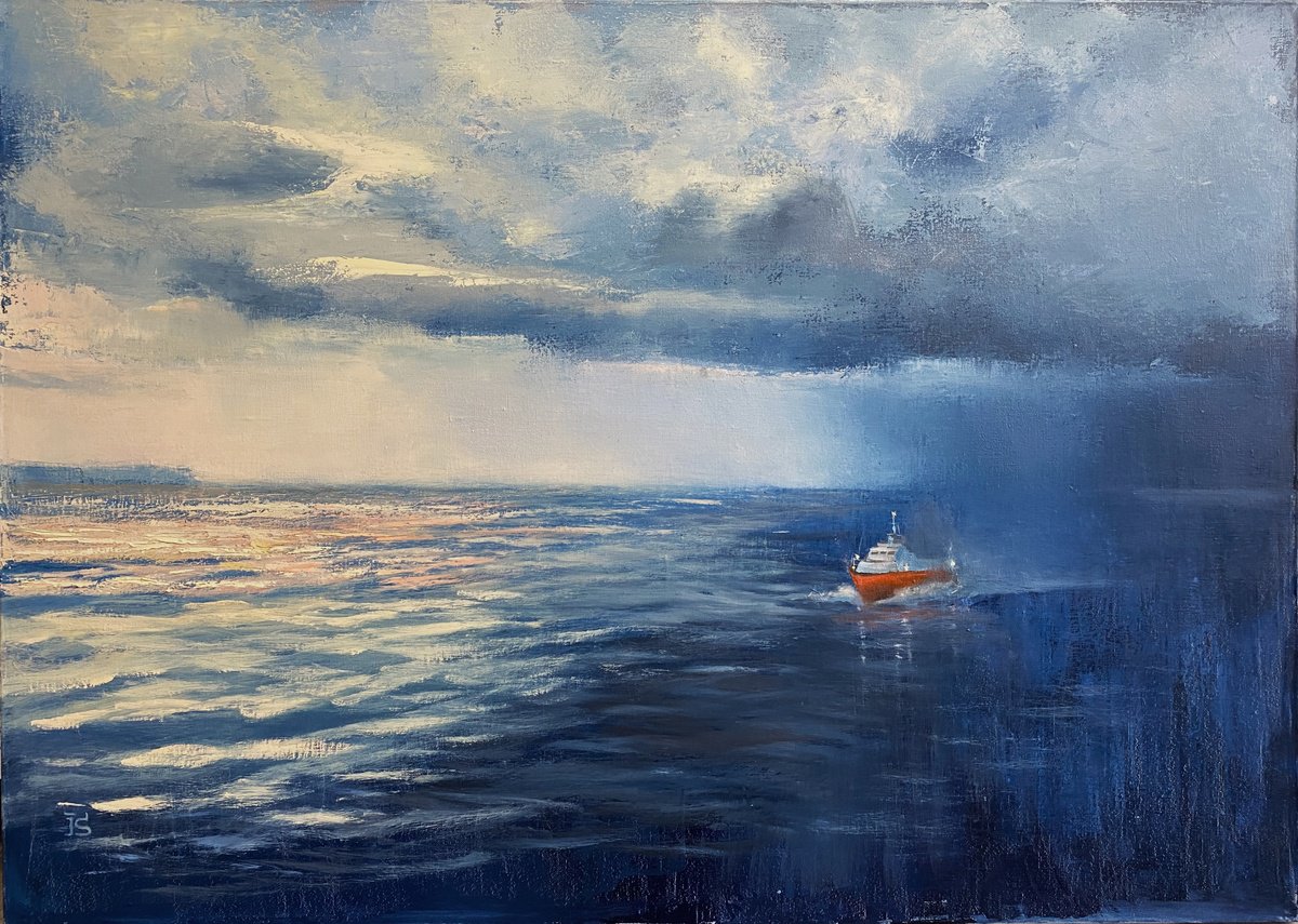 The Red Boat by Irina Sergeyeva