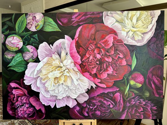 The Radiance of Peonies