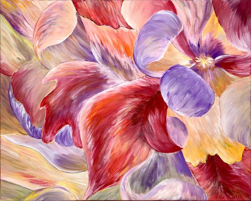 Floral abstract number 10 by Alex Kott