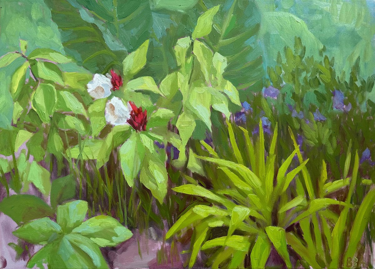 Green Leaves By Anna Bogushevskaya, 28 X 20, Artwork For Sale On Artfinder