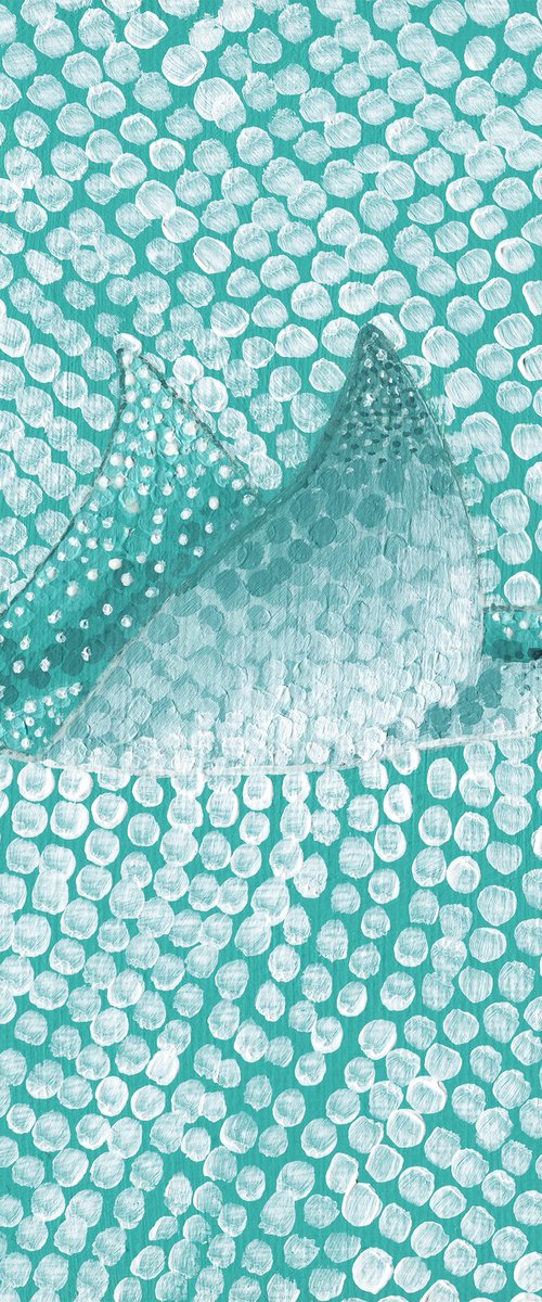 White Spotted Eagle Ray by Kelsey Emblow