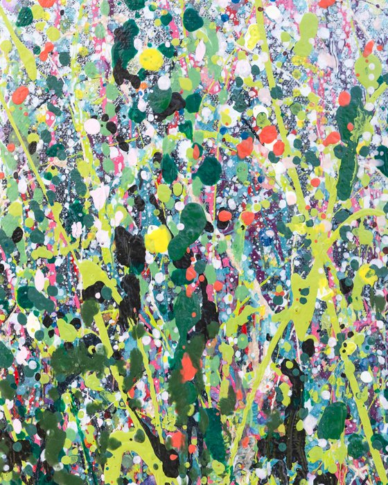 Pollock Style Abstract Art