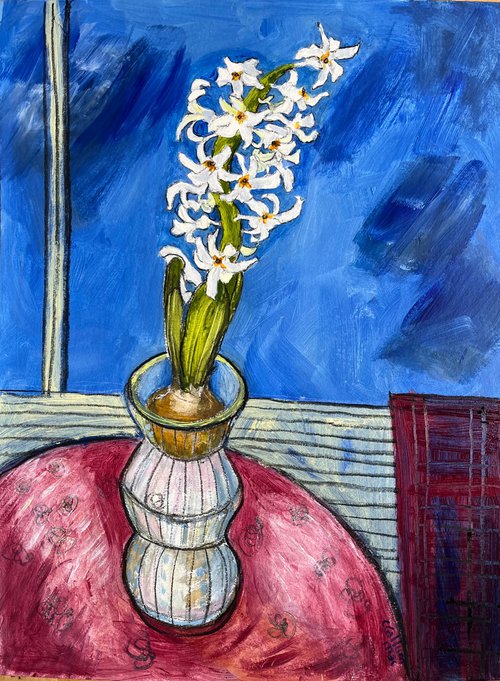 Blue Sky Hyacinth by Christine Callum  McInally