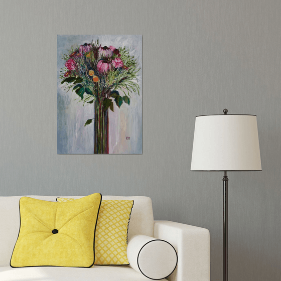 Bouquet With Proteas