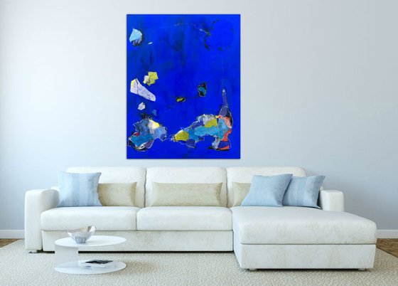 Cycle of Life - Large, contemporary painting