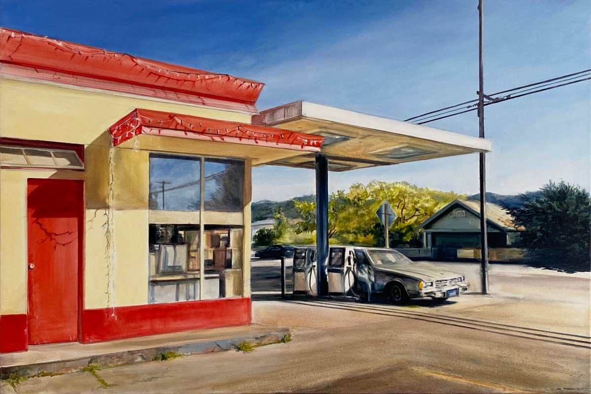 Gas Station California by Georgia Peskett