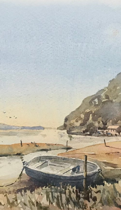 Laugharne Dawn by Vicki Washbourne