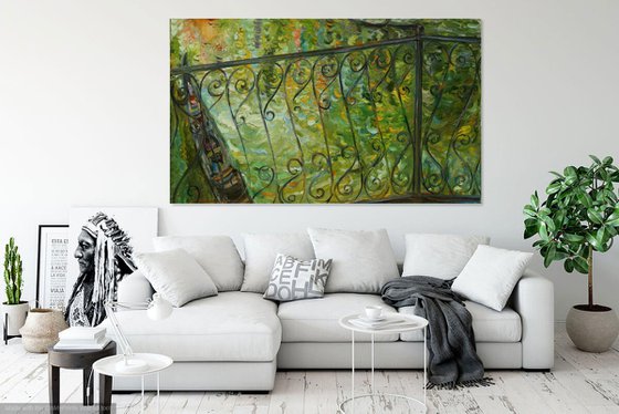 The Charm of Venice - Venice Cityscape - Water Reflection - Oil Painting - Large Size - Interior