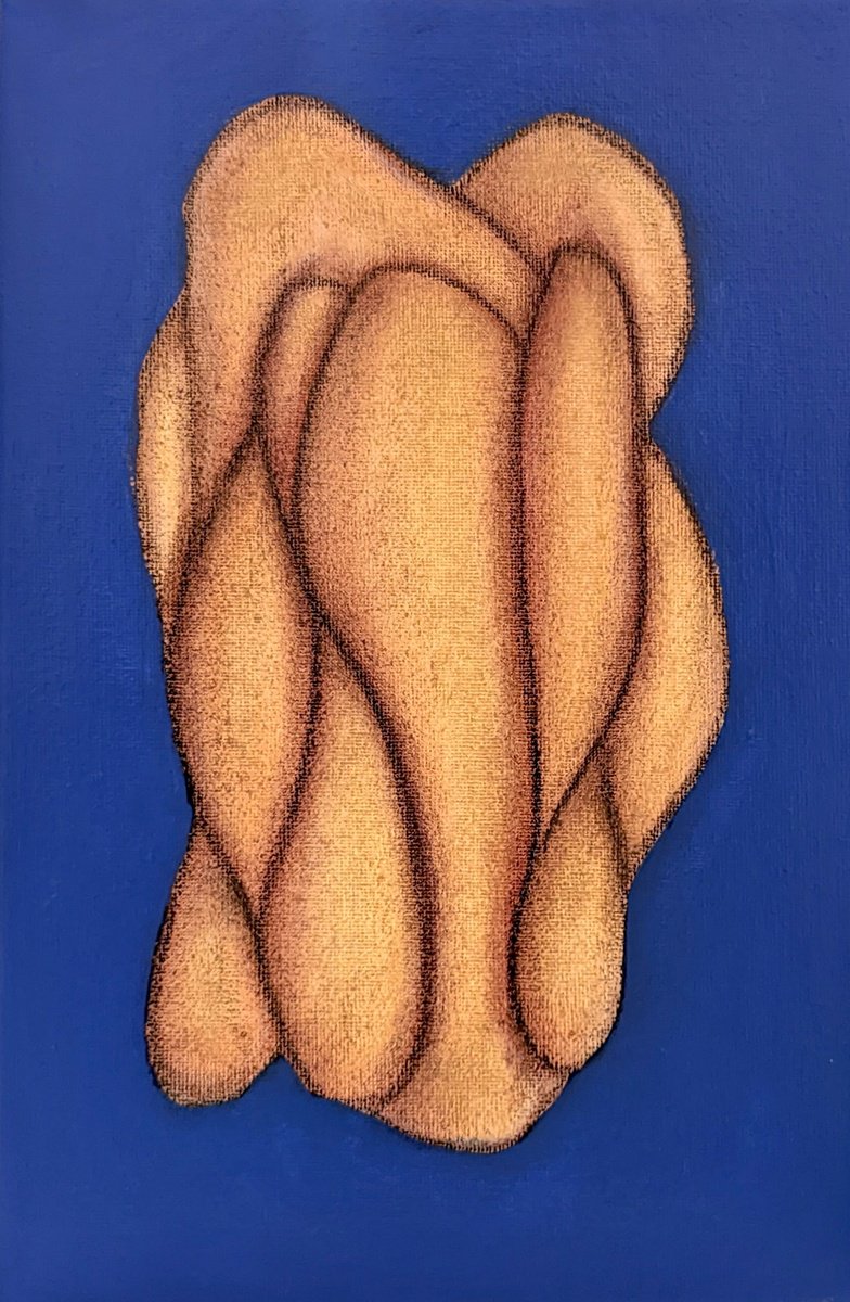 Abstract Painting By Massimo Castronuovo, 8 X 12", Untitled, Original Artwork