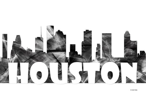 Houston Skyline BG2 by Marlene Watson