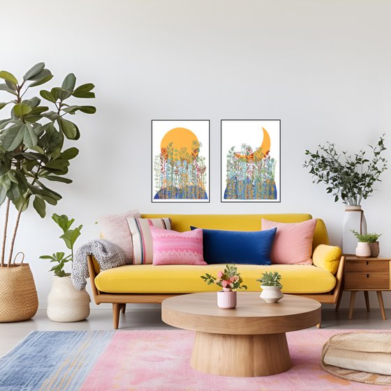 Night and Day, print set
