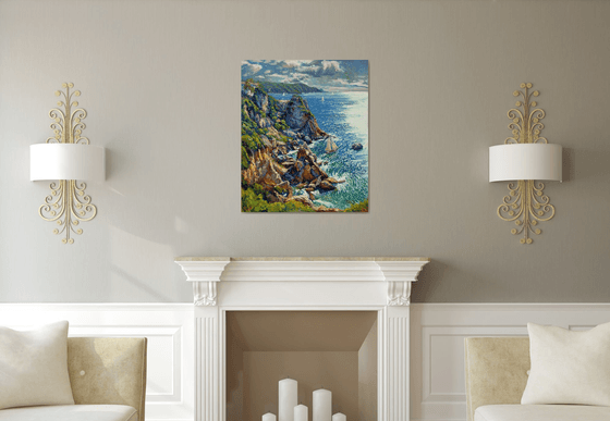 Morning by the coast