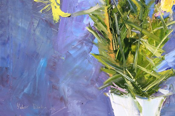 " Yellow lilies "