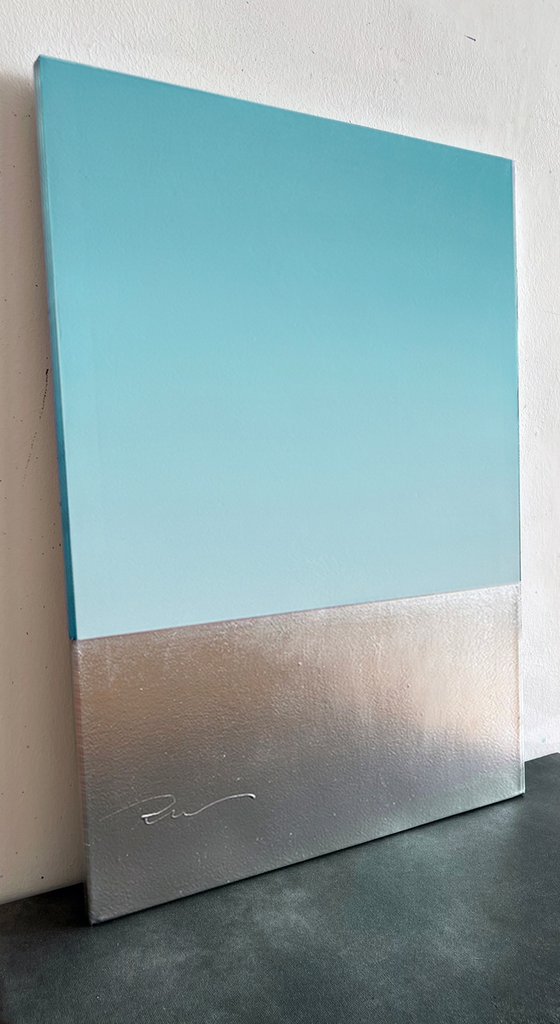 Soft Minimalist Turquoise Sea