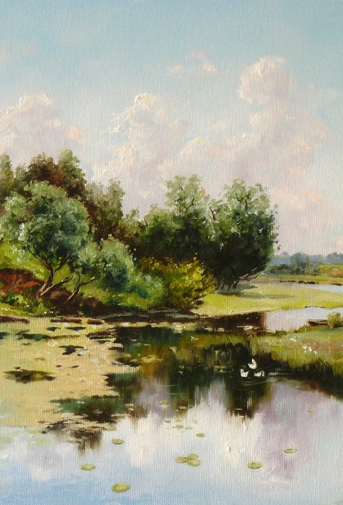 Countryside by the River by Natalia Shaykina
