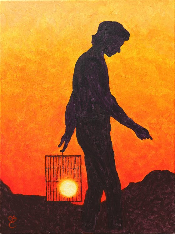 Bird catcher, 30*40