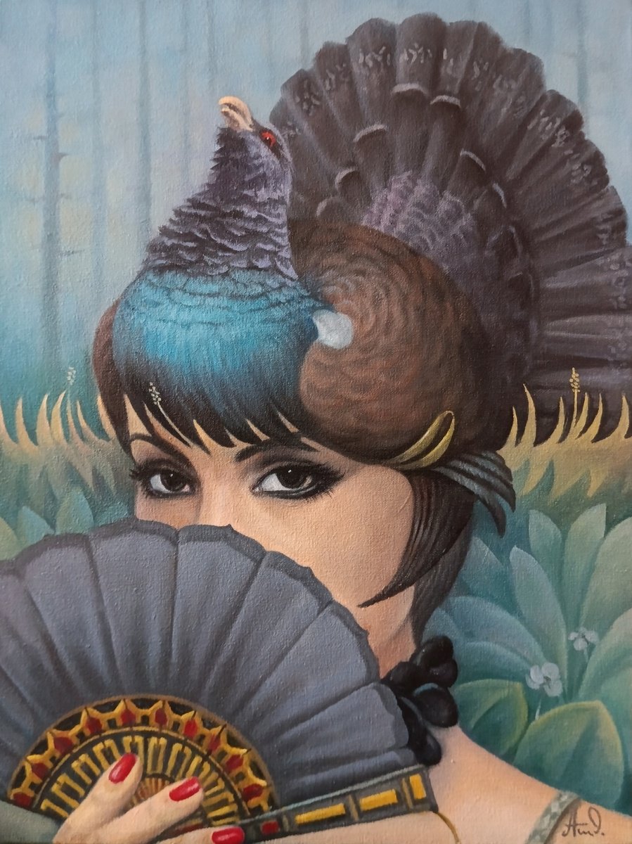 The hidden feelings 30x40cm, oil painting, surrealistic artwork Oil ...