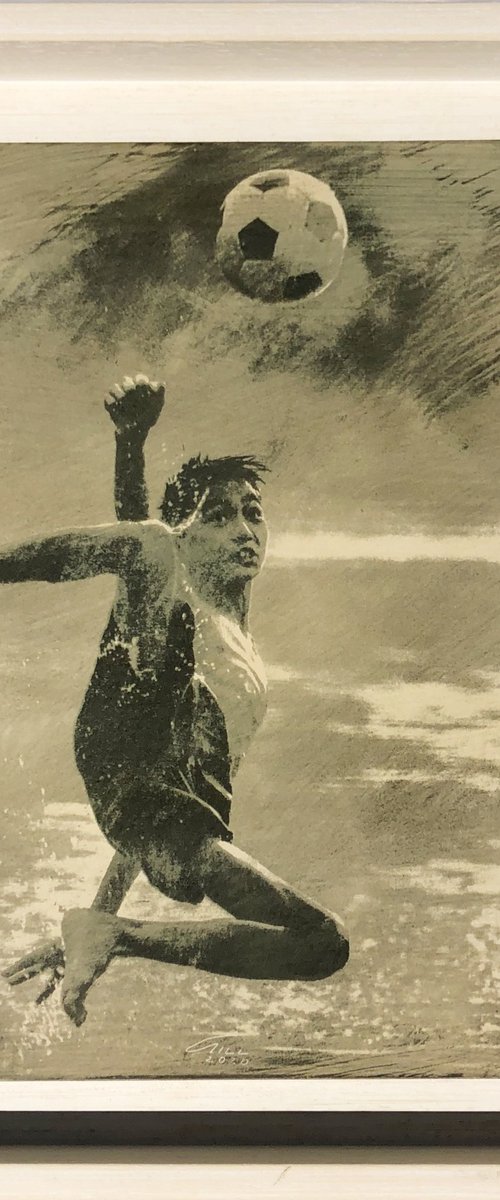 BALL BOY - ceramic by Gill Gilberto Borghesi