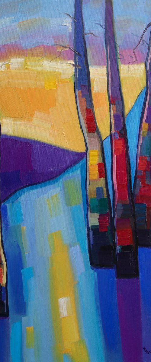 Evening trees by Tigran Avetyan