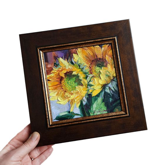 Sunflowers painting