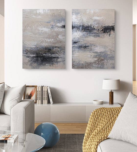 Horizon (diptych)