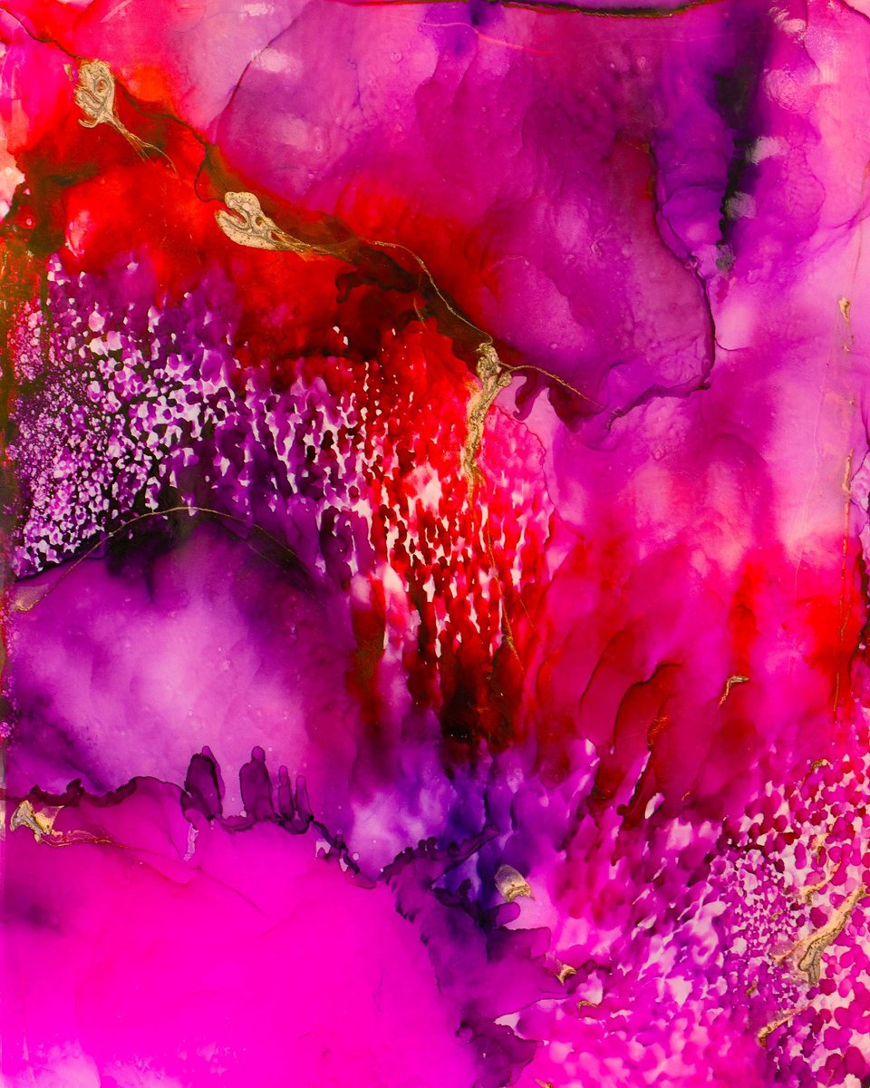 Heather Haze By Lynne Douglas, 12 X 15, Artwork For Sale On Artfinder