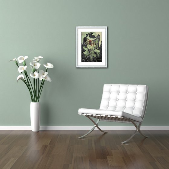 Spring - Green Picture On Canvas