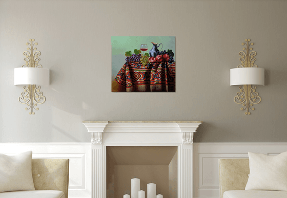 Still Life with Armenian Carpet