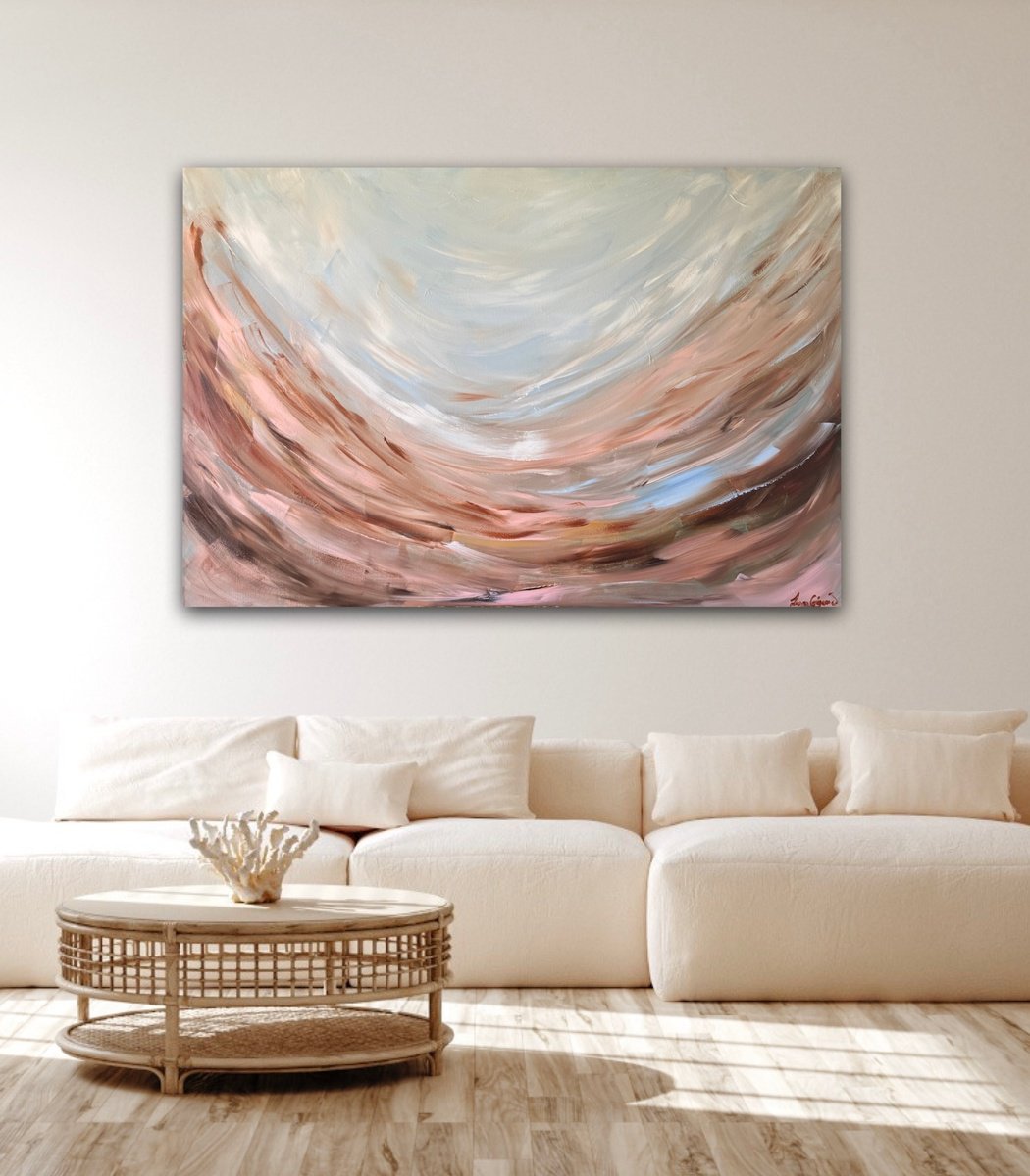 Tidal Blush By Ivana Gigovic, 59 X 39, Artwork For Sale On Artfinder