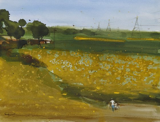 Fleeting gimpse_ mustard yellow 1