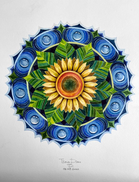 Sunflower Mandala