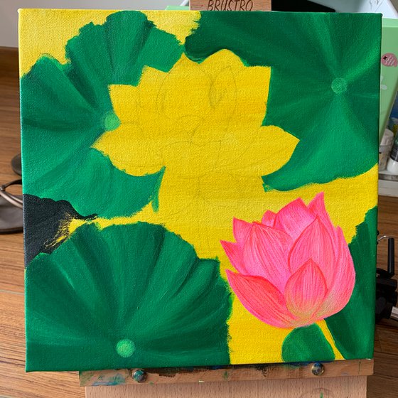 Lotus I !!  Ready to hang