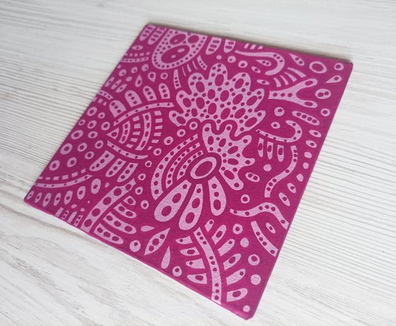 Florals - set of 4 paintings