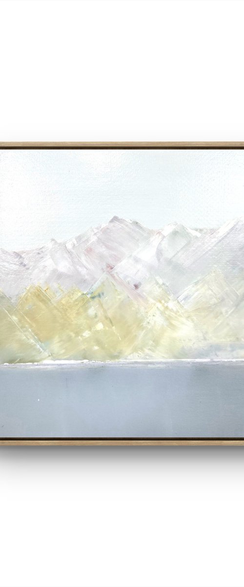 Mountainscape in Pastel by Nuha Moretz