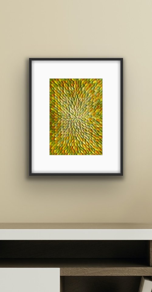 Sunny meadow (on paper, unframed) by Guzaliya Xavier