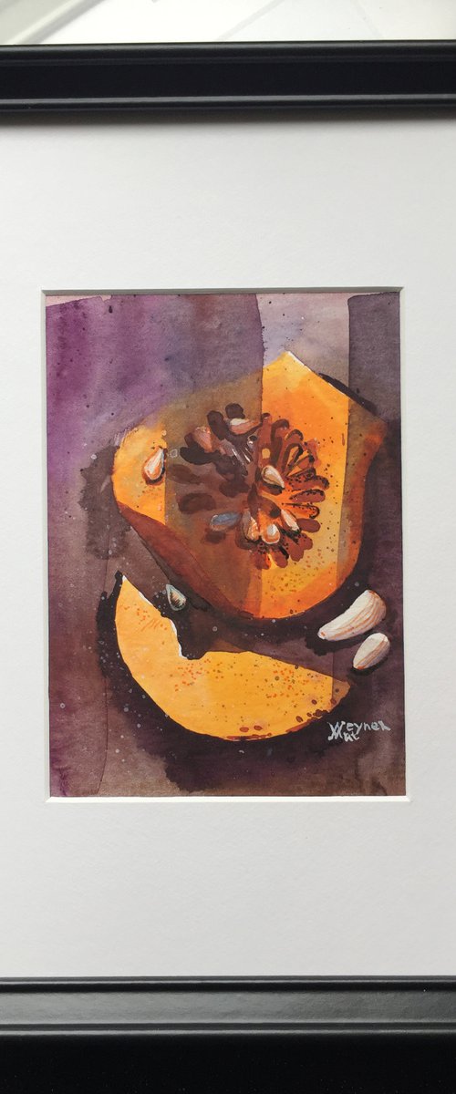 Pumpkins. Autumn still life. Home decor by Natalia Veyner