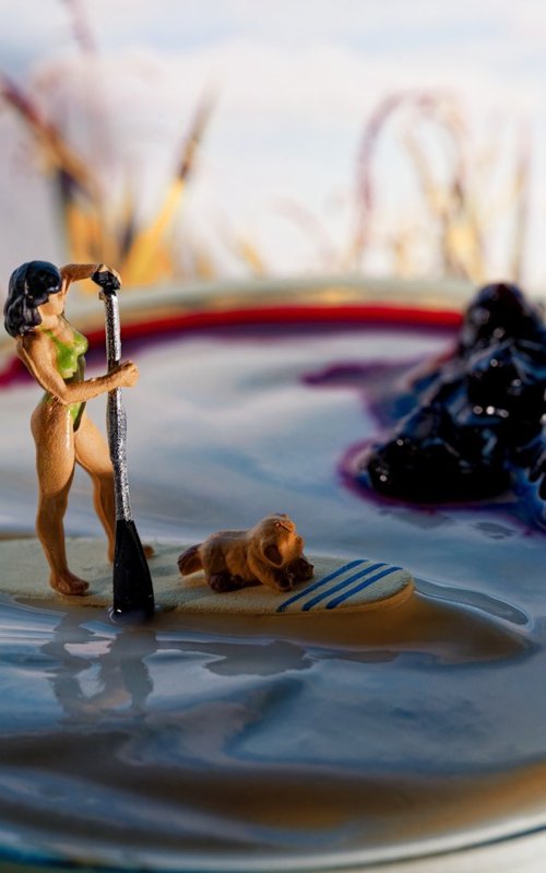 Yoghurt Paddle Boarding by Marc Ehrenbold