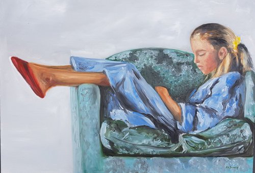 Sleeping girl by Els Driesen