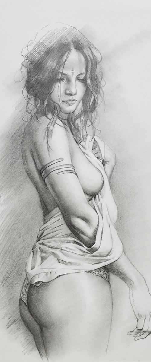 Beautiful lady by Hongtao Huang