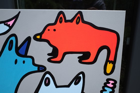 Six Foxes