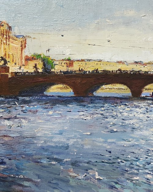 Anichkov bridge in St. Petersburg by Dmitrii Ermolov