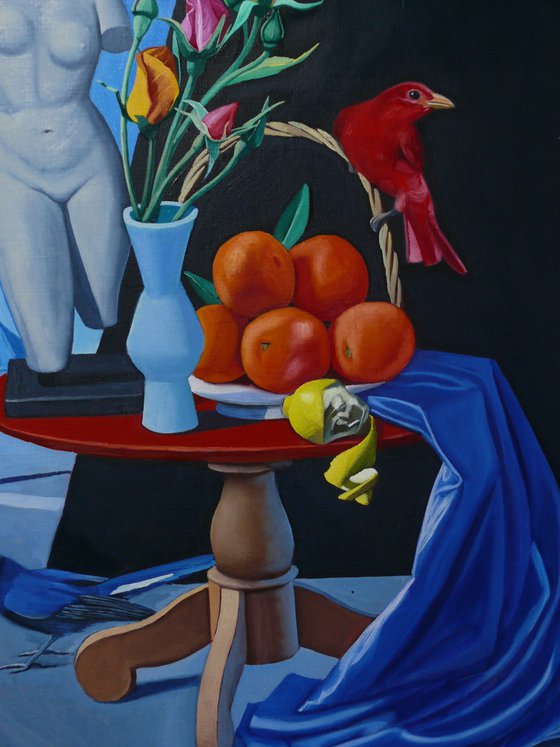 Still-Life With Red Tanager